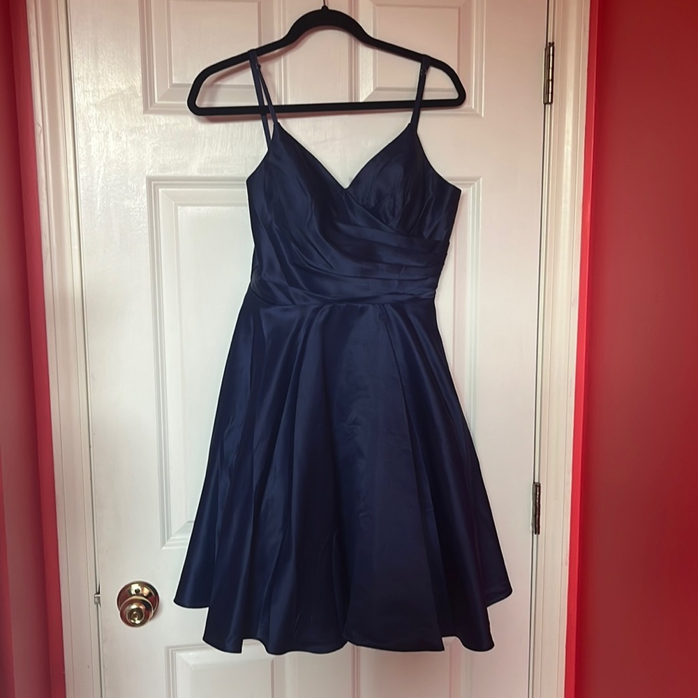 Dark Blue Short Dress